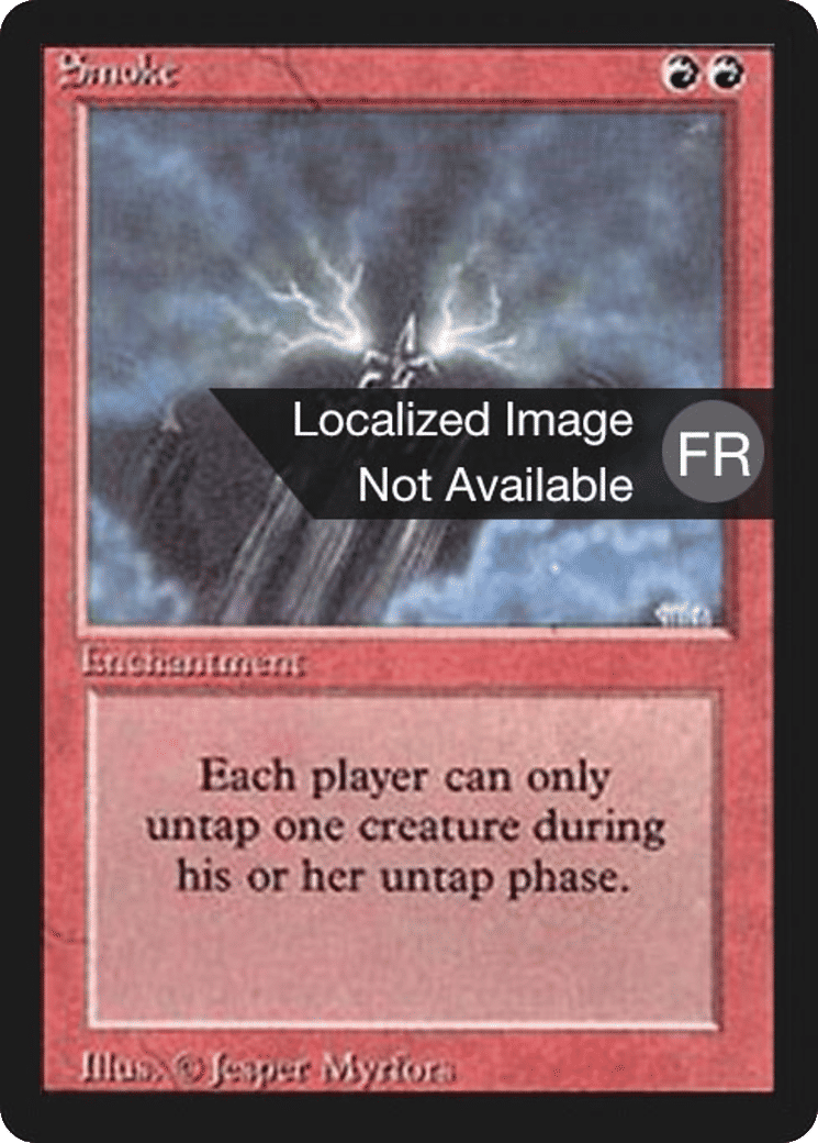 Fumée — Foreign Black Border — Magic: The Gathering
