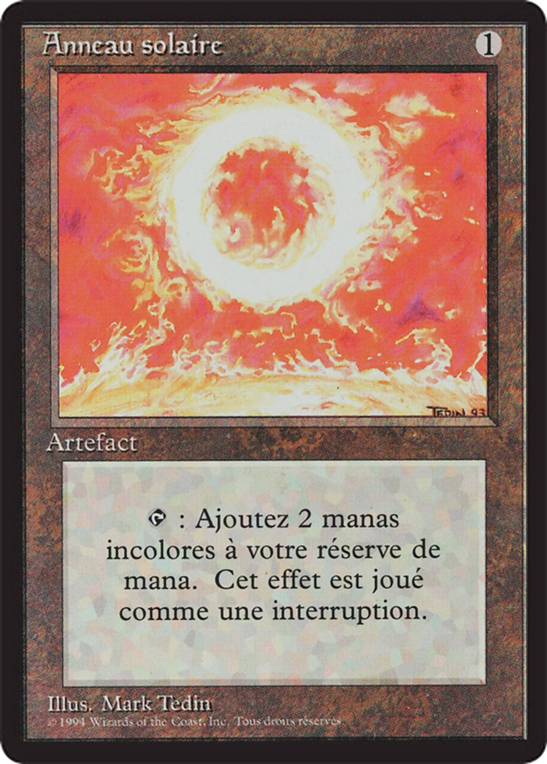 Anneau solaire — Foreign Black Border — Magic: The Gathering