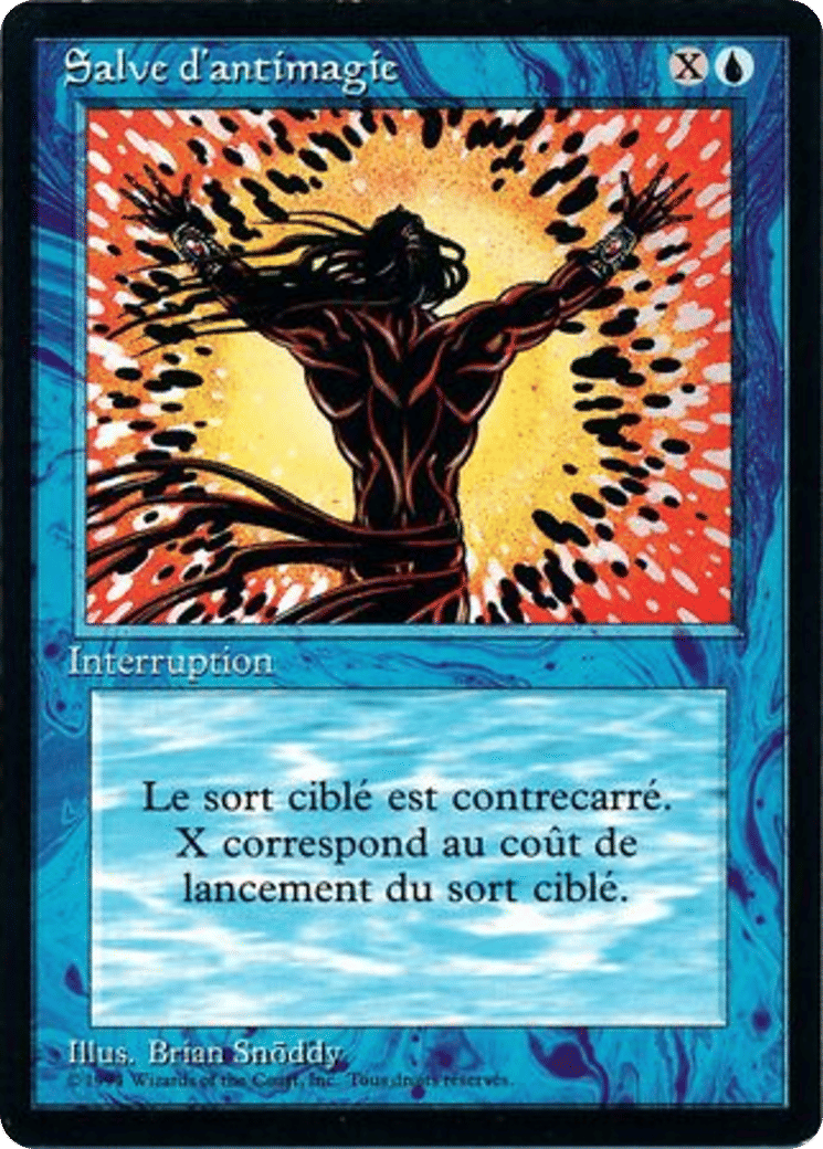 Spell Blast — Foreign Black Border — Magic: The Gathering