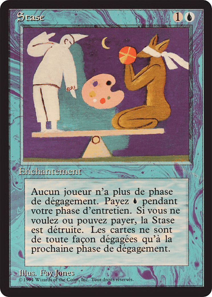 Stase — Foreign Black Border — Magic: The Gathering