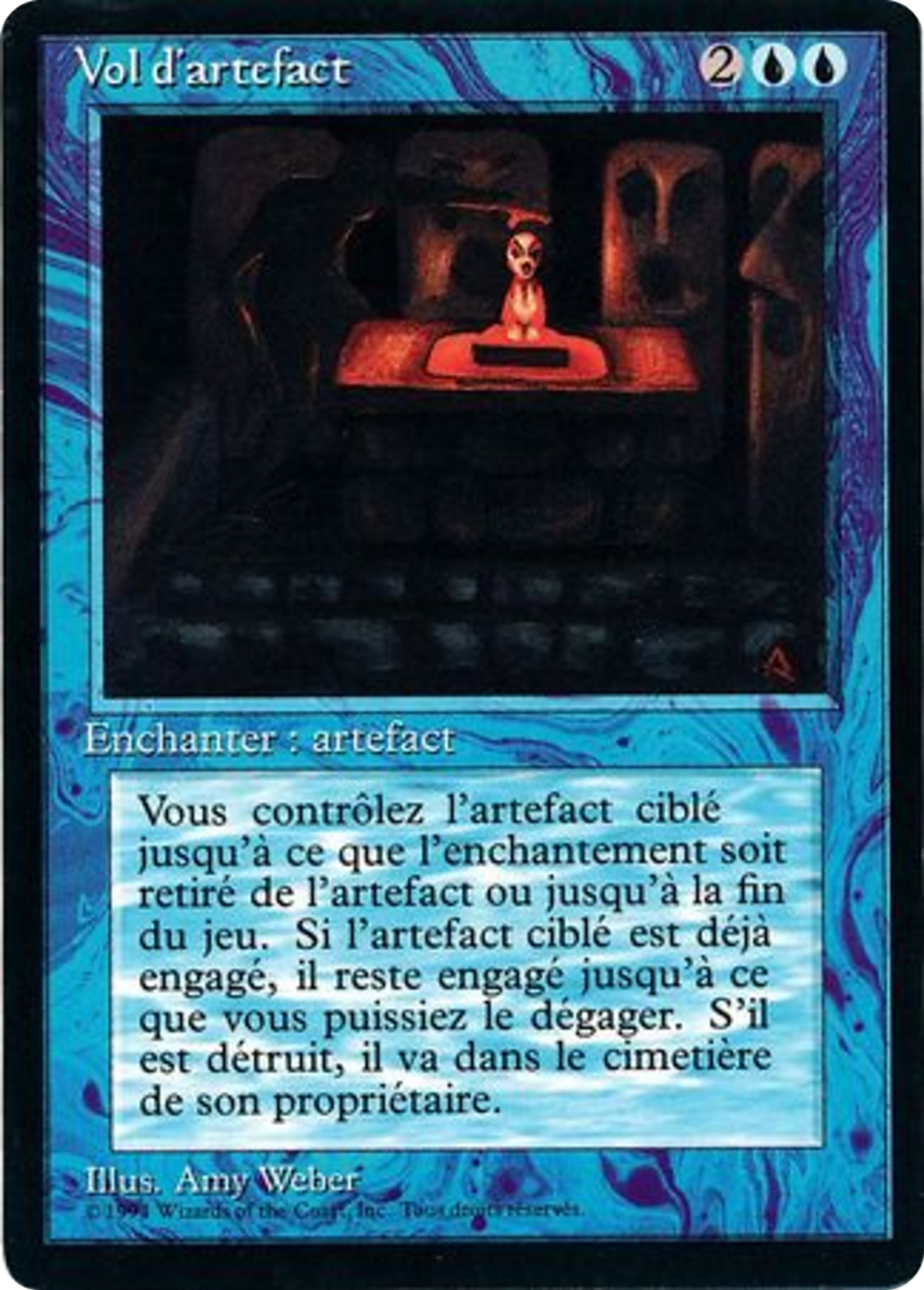 Steal Artifact — Foreign Black Border — Magic: The Gathering