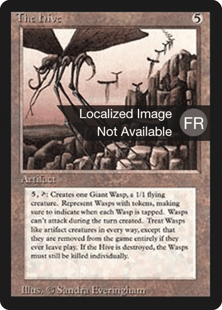 The Hive — Foreign Black Border — Magic: The Gathering