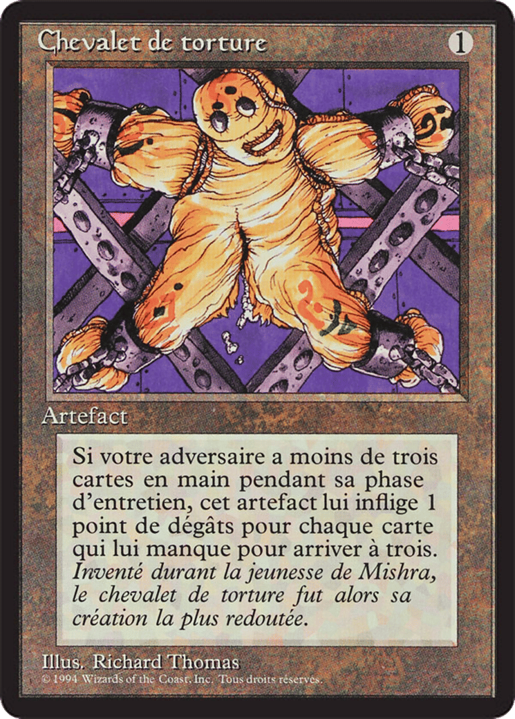 Chevalet de torture — Foreign Black Border — Magic: The Gathering