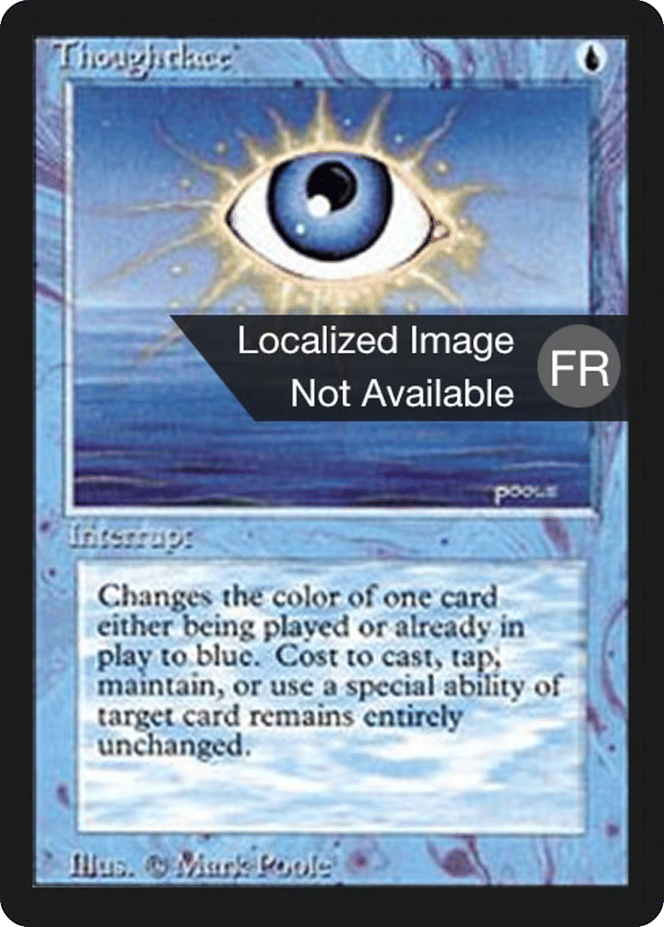 Thoughtlace — Foreign Black Border — Magic: The Gathering