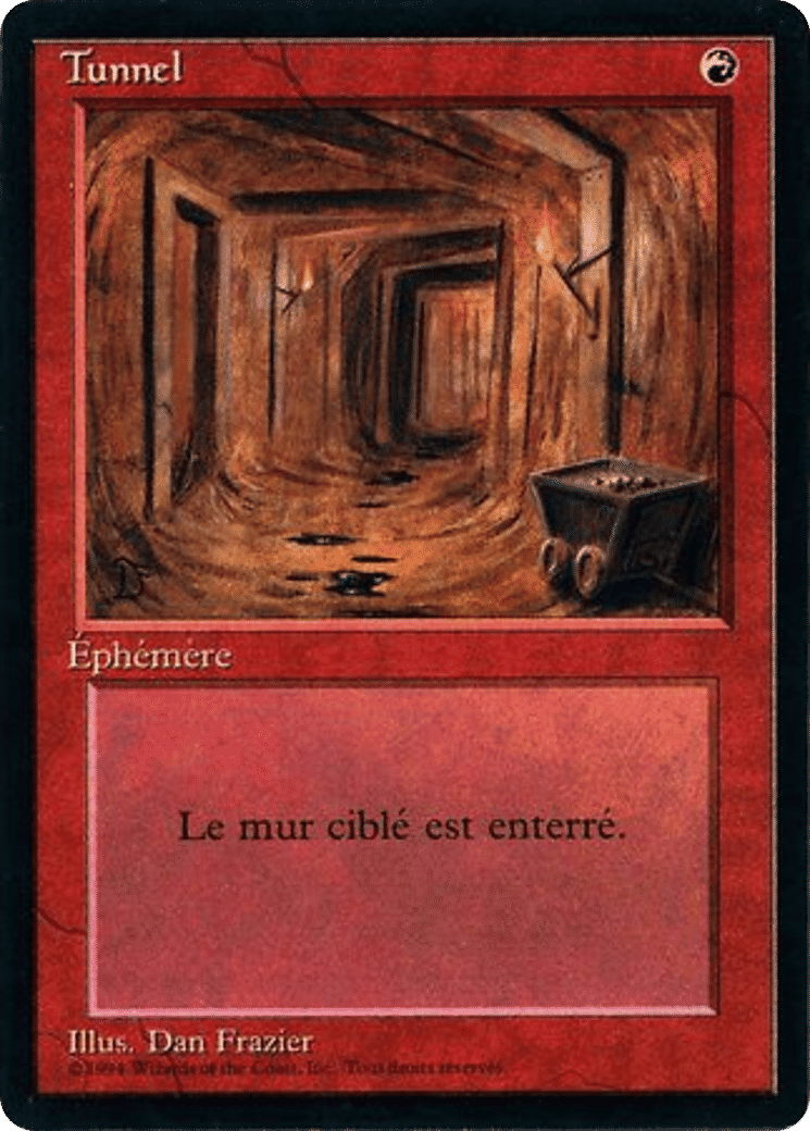 Tunnel — Foreign Black Border — Magic: The Gathering