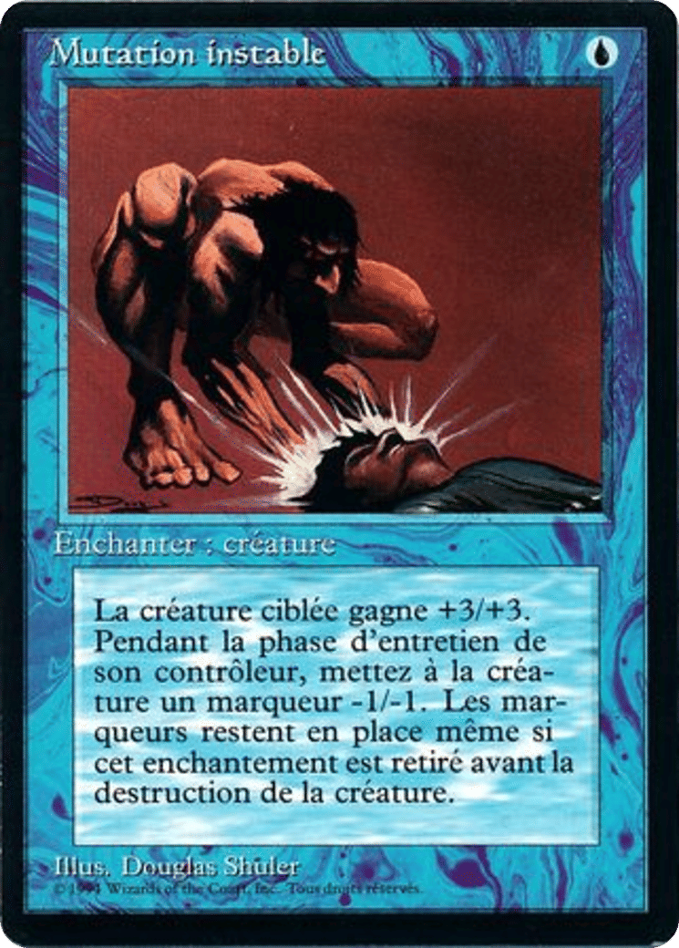 Unstable Mutation — Foreign Black Border — Magic: The Gathering