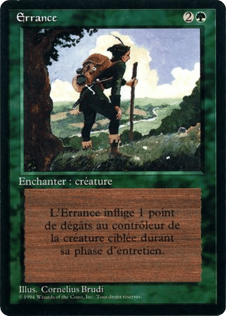 Errance — Foreign Black Border — Magic: The Gathering