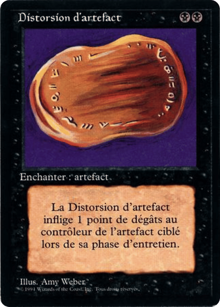 Warp Artifact — Foreign Black Border — Magic: The Gathering