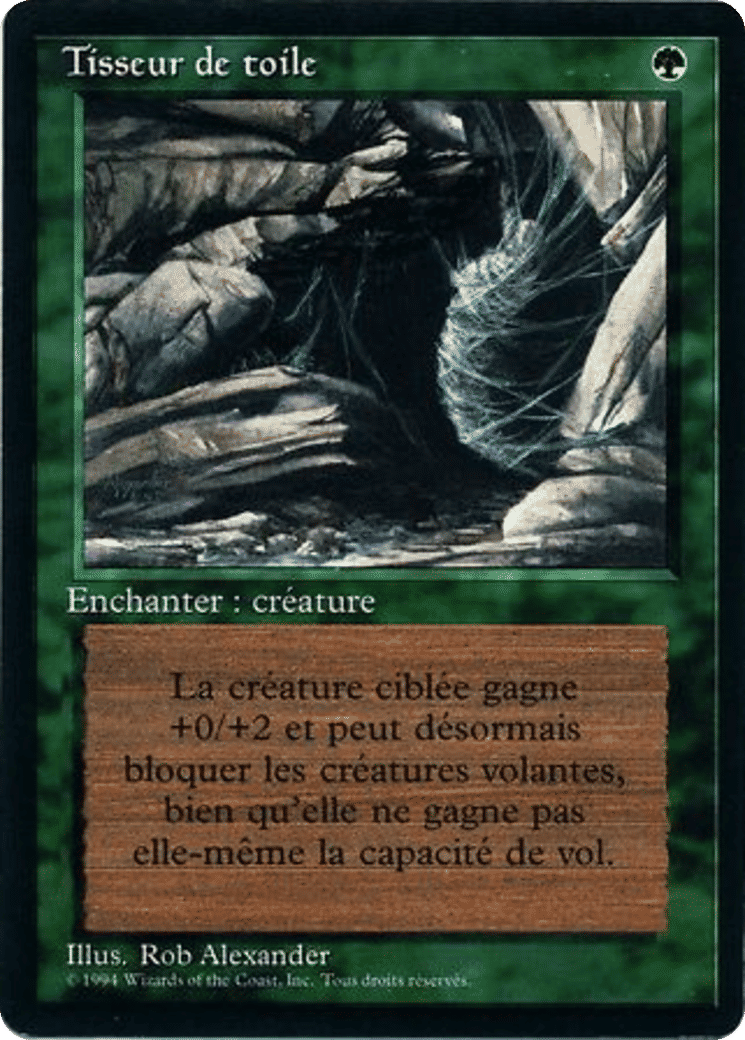 Tisseur de toile — Foreign Black Border — Magic: The Gathering