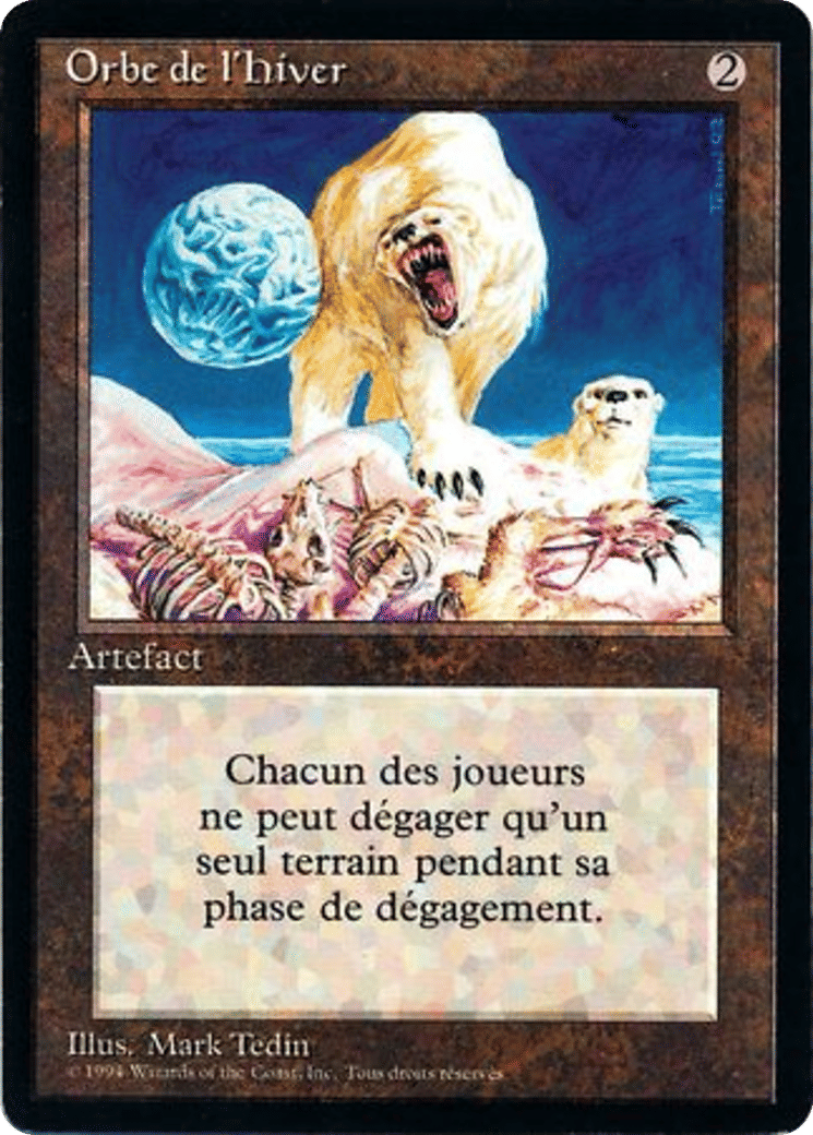Orbe de l'hiver — Foreign Black Border — Magic: The Gathering