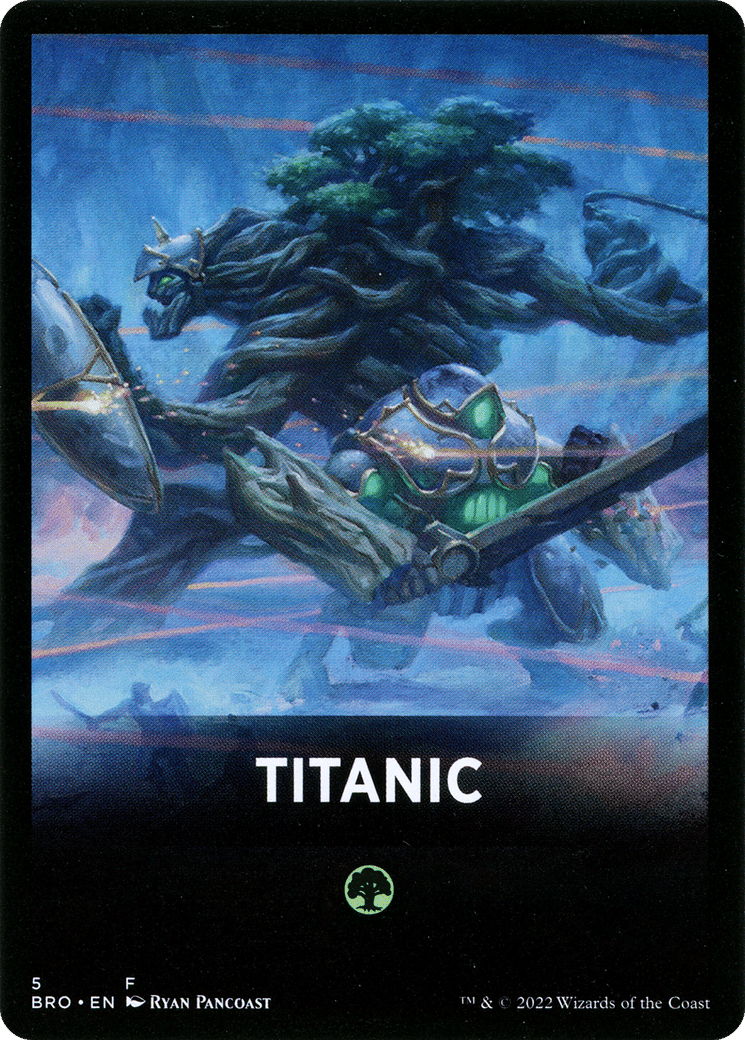 Titanic — The Brothers' War Jumpstart Front Cards — Magic: The Gathering