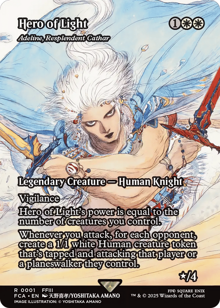 Adeline, Resplendent Cathar — Final Fantasy: Through the Ages — Magic: The Gathering