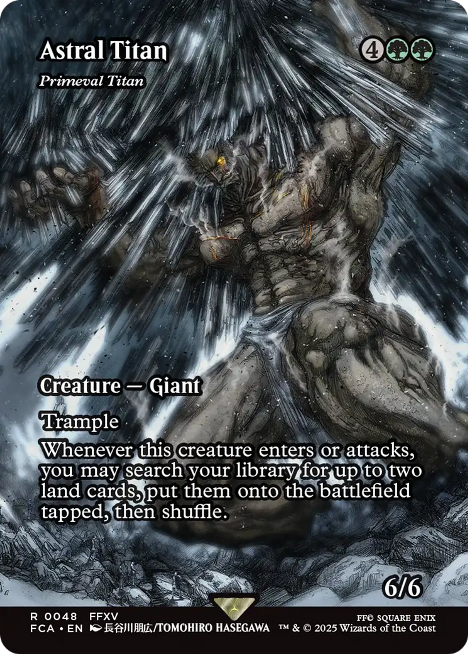 Titan primitif — Final Fantasy: Through the Ages — Magic: The Gathering