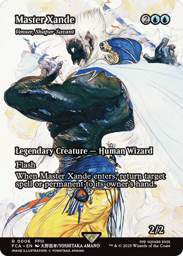 Venser, Shaper Savant — Final Fantasy: Through the Ages — Magic: The Gathering