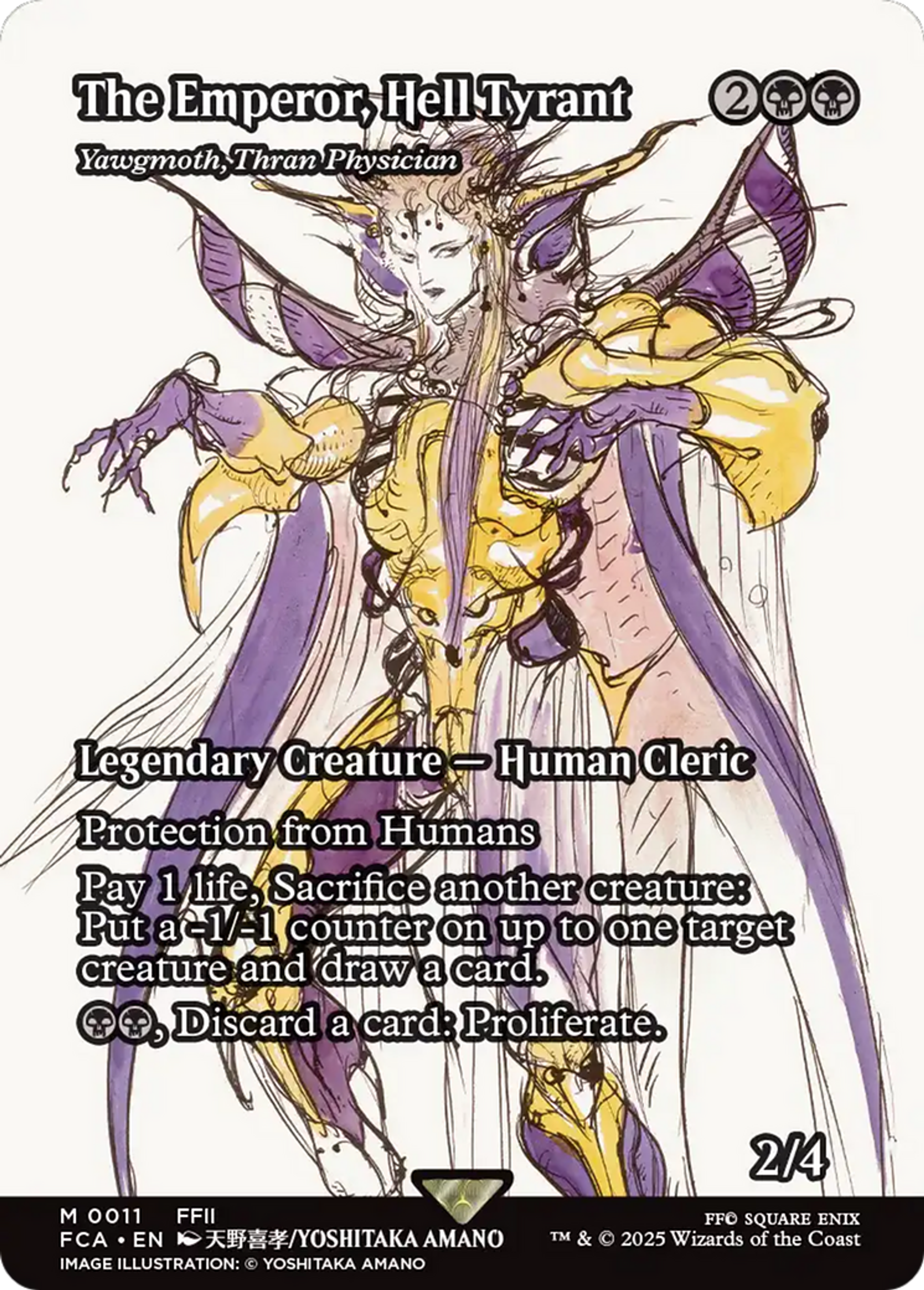 Yawgmoth, Thran Physician — Final Fantasy: Through the Ages — Magic: The Gathering