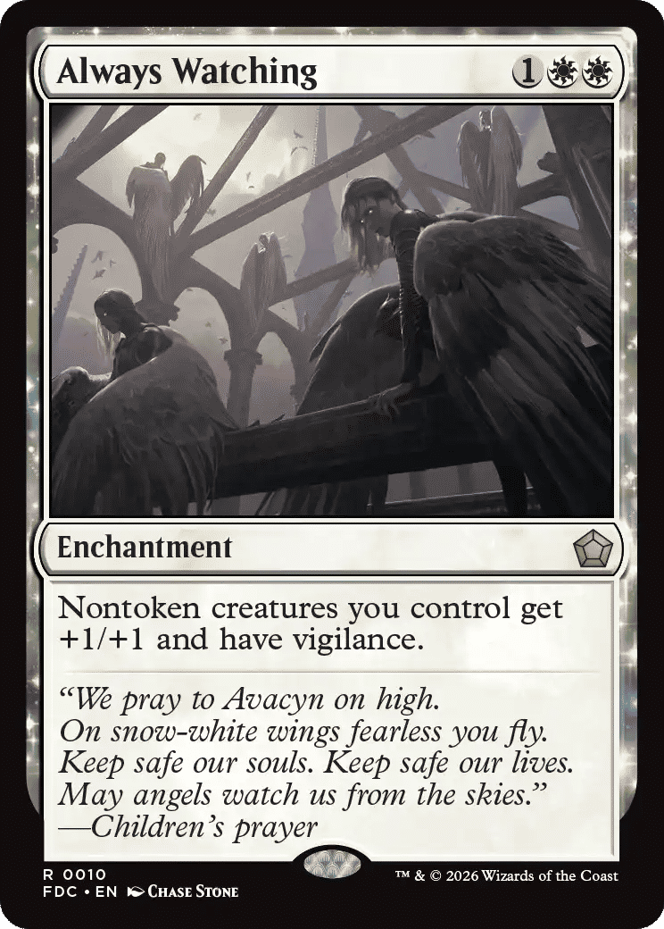Always Watching — Foundations Commander — Magic: The Gathering