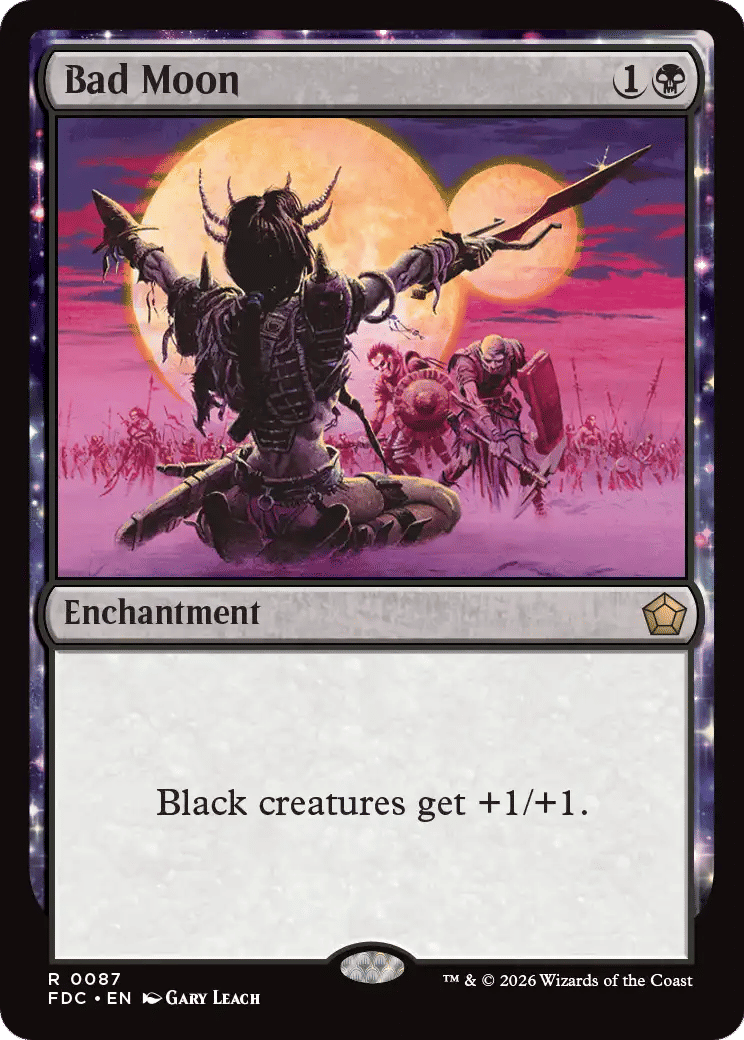 Bad Moon — Foundations Commander — Magic: The Gathering