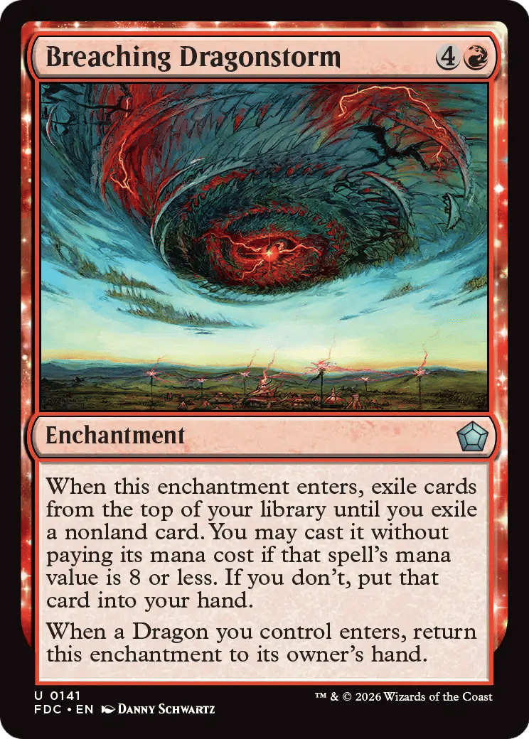 Breaching Dragonstorm — Foundations Commander — Magic: The Gathering