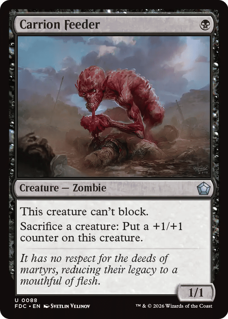 Carrion Feeder — Foundations Commander — Magic: The Gathering