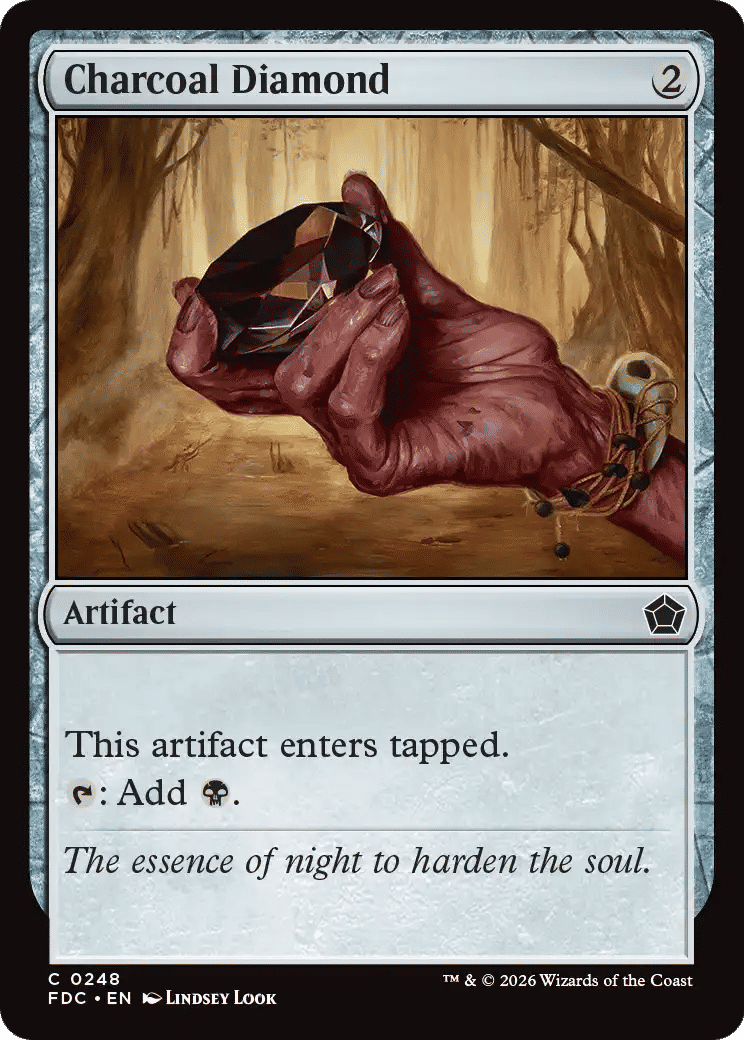 Charcoal Diamond — Foundations Commander — Magic: The Gathering