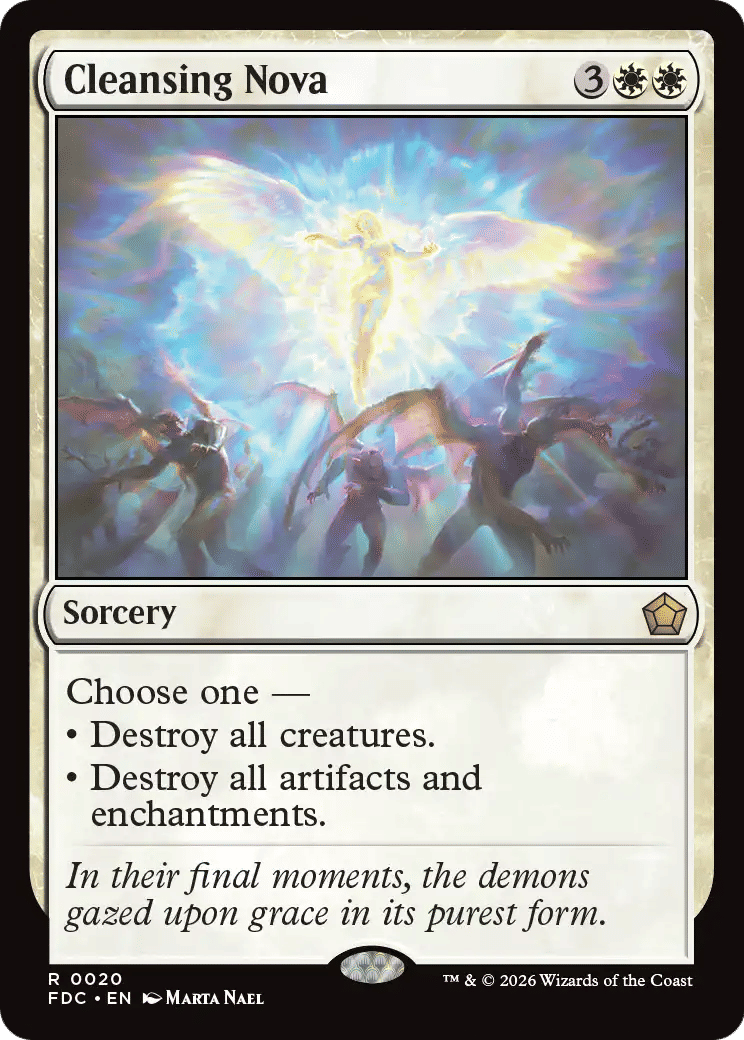 Cleansing Nova — Foundations Commander — Magic: The Gathering