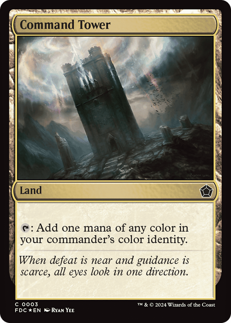 Command Tower — Foundations Commander — Magic: The Gathering