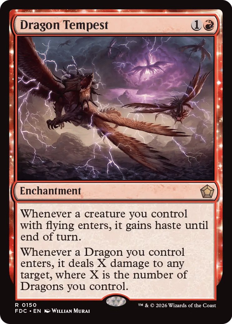 Dragon Tempest — Foundations Commander — Magic: The Gathering