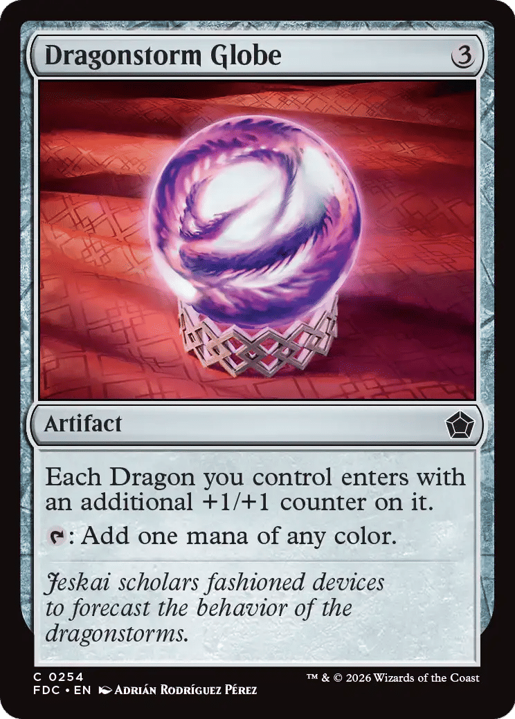 Dragonstorm Globe — Foundations Commander — Magic: The Gathering