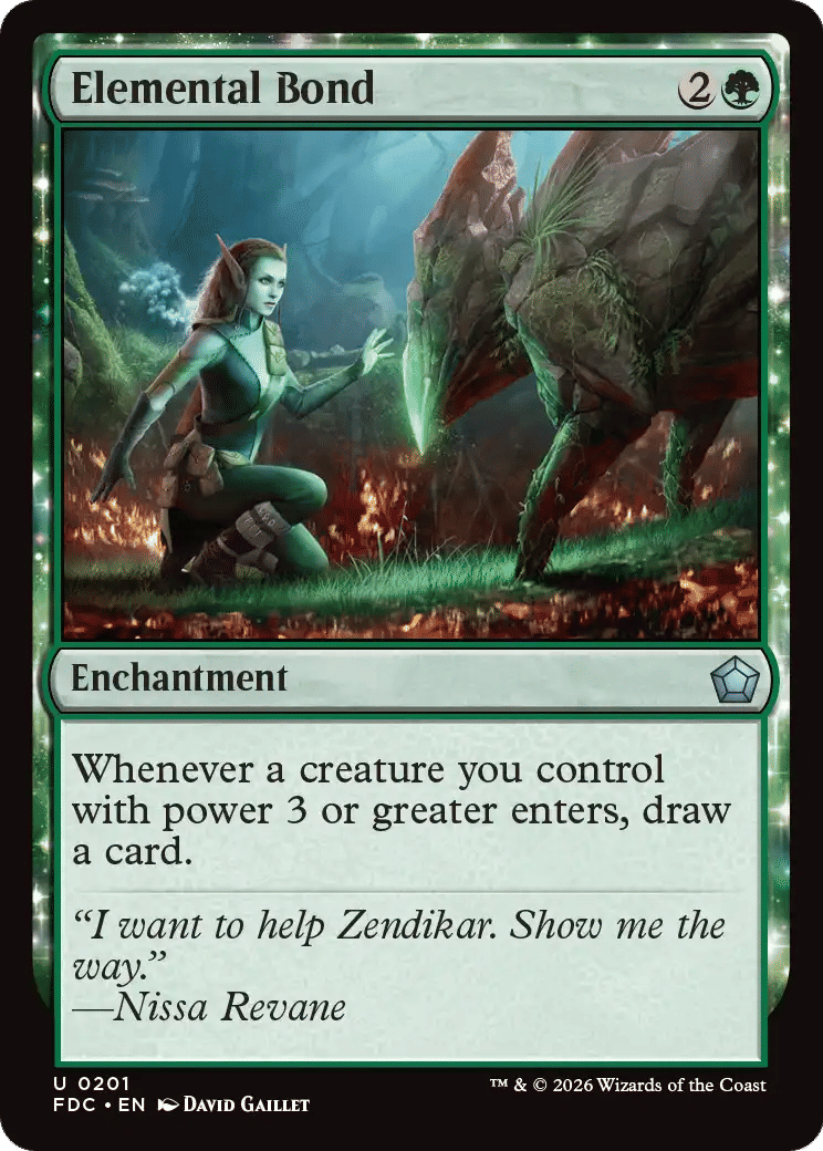 Elemental Bond — Foundations Commander — Magic: The Gathering