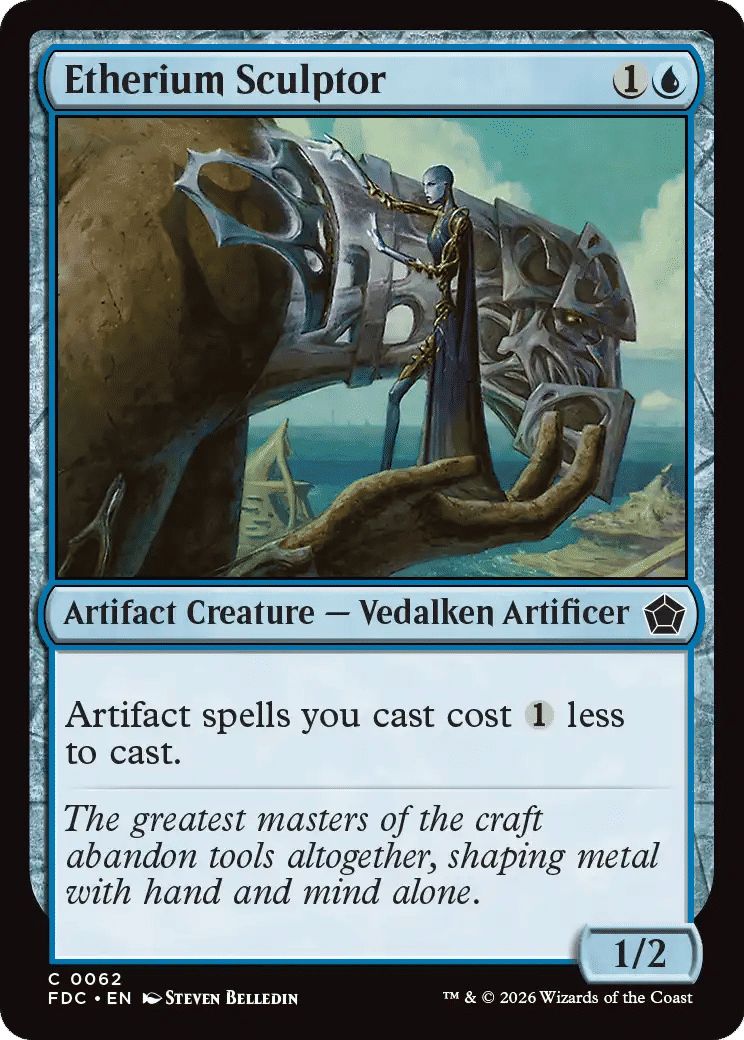 Etherium Sculptor — Foundations Commander — Magic: The Gathering
