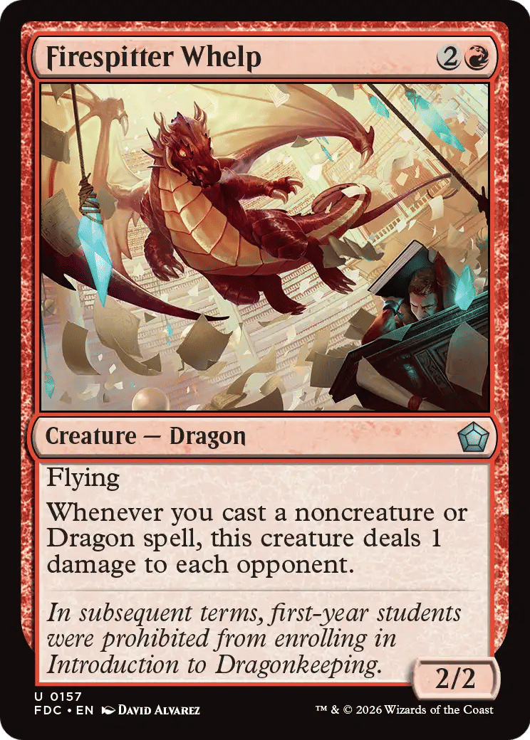 Firespitter Whelp — Foundations Commander — Magic: The Gathering