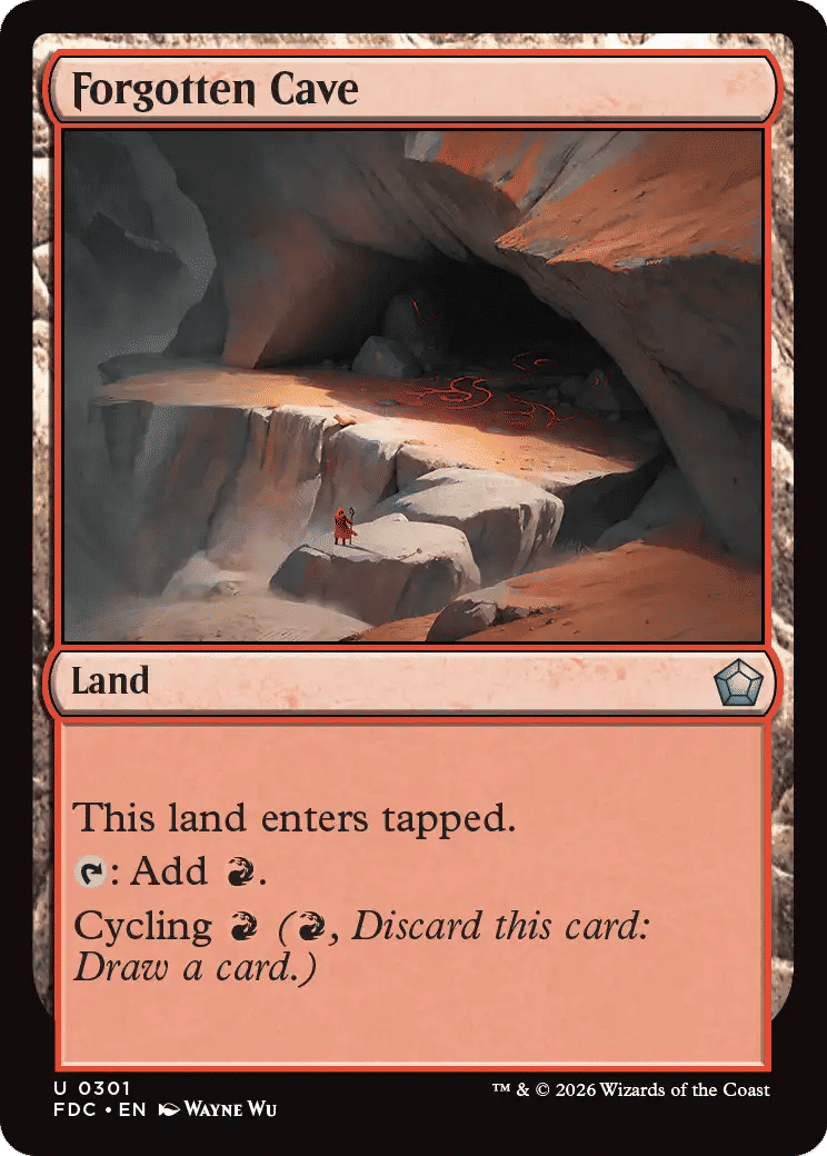 Forgotten Cave — Foundations Commander — Magic: The Gathering