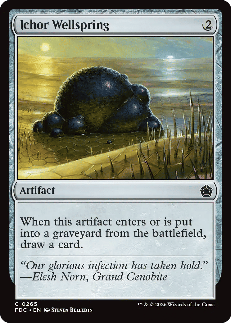 Ichor Wellspring — Foundations Commander — Magic: The Gathering