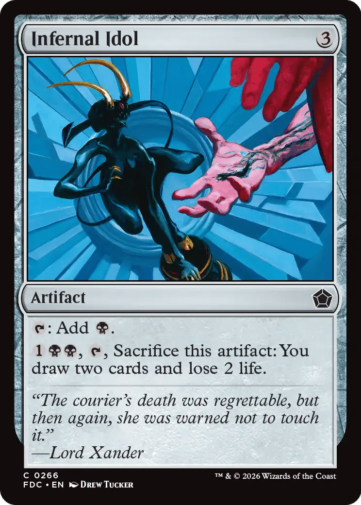 Infernal Idol — Foundations Commander — Magic: The Gathering