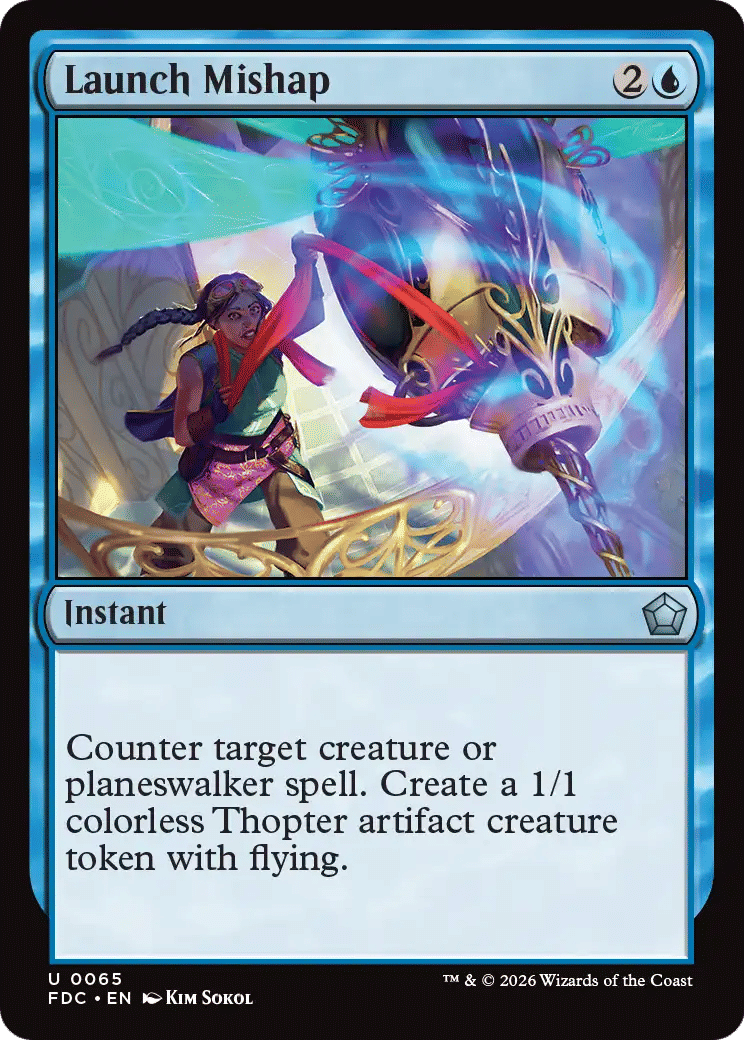 Launch Mishap — Foundations Commander — Magic: The Gathering