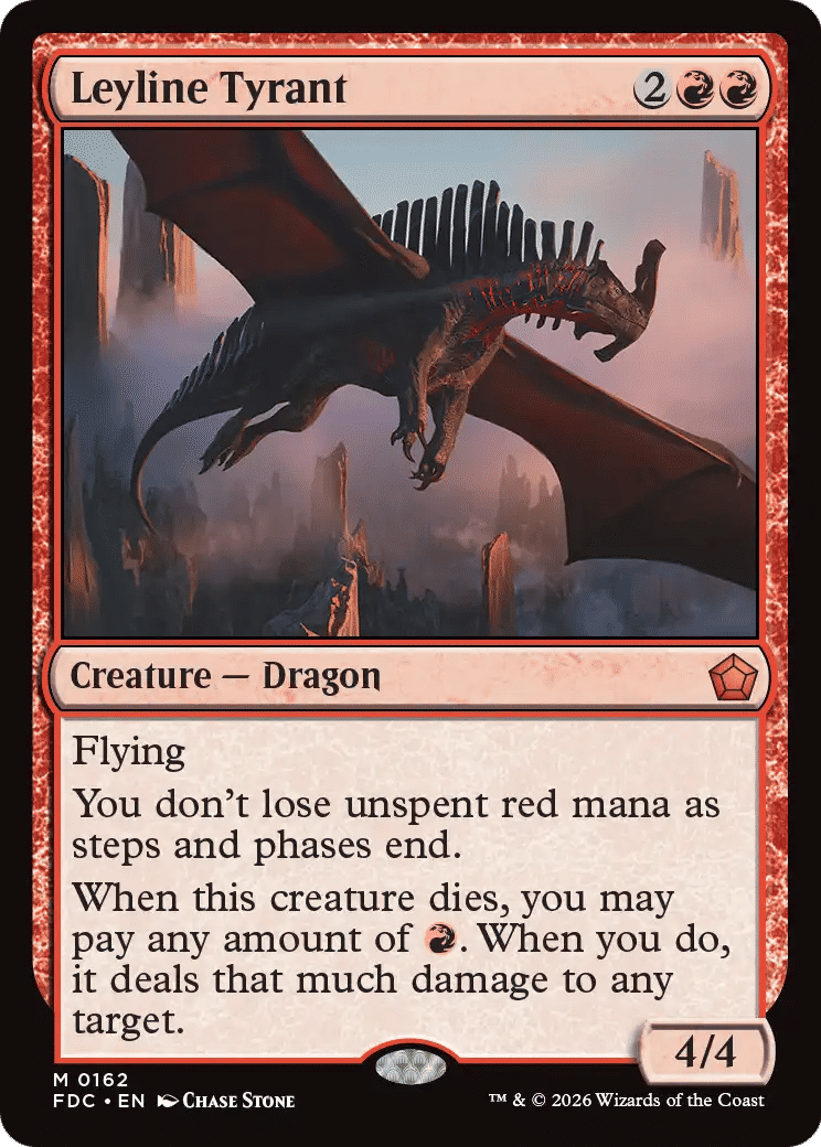 Leyline Tyrant — Foundations Commander — Magic: The Gathering