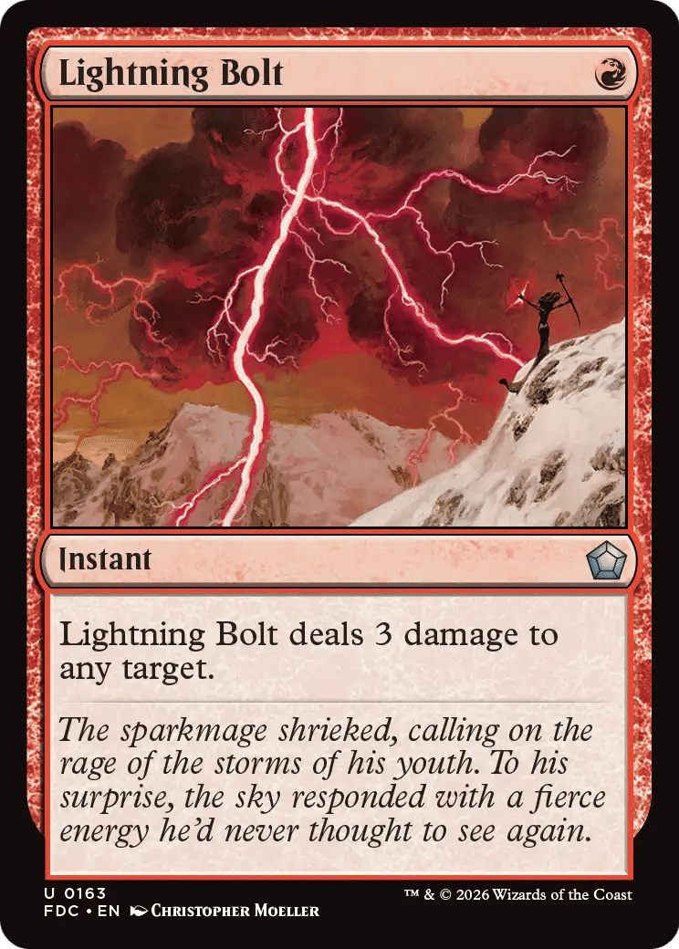Foudre — Foundations Commander — Magic: The Gathering