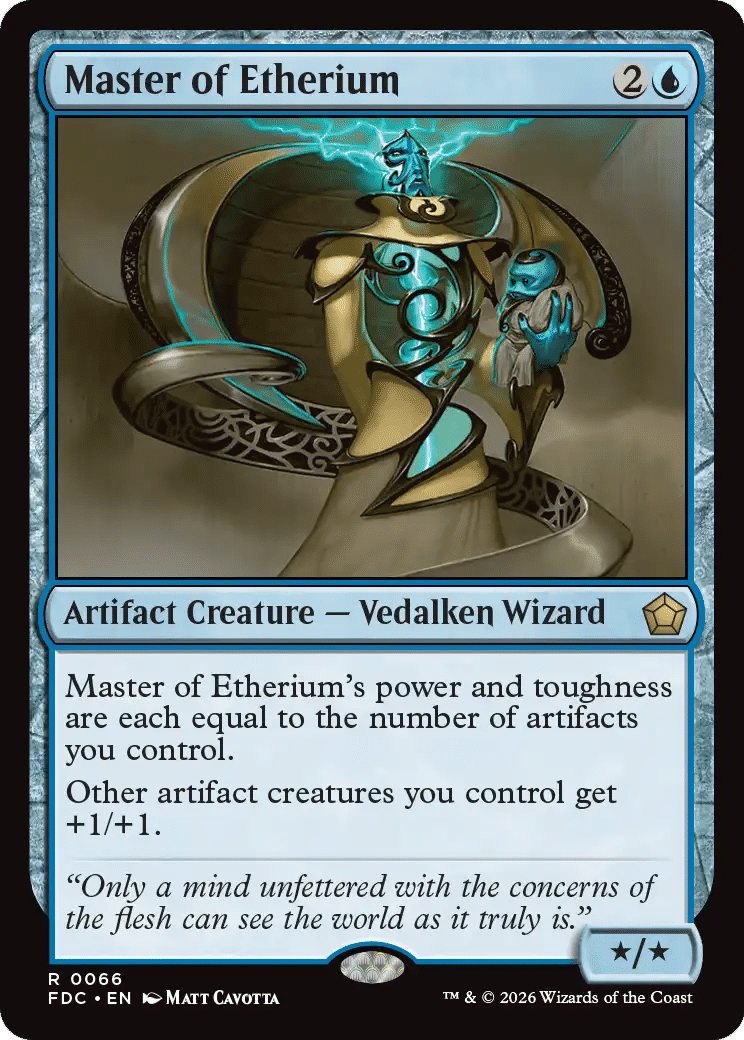 Master of Etherium — Foundations Commander — Magic: The Gathering
