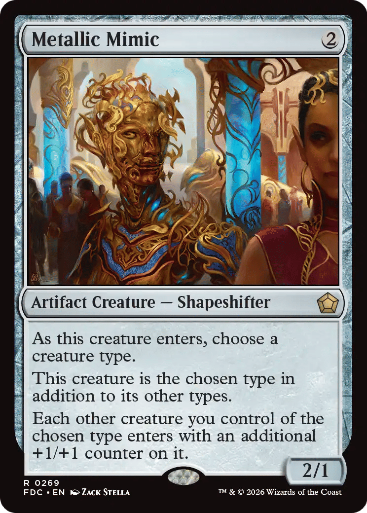 Metallic Mimic — Foundations Commander — Magic: The Gathering