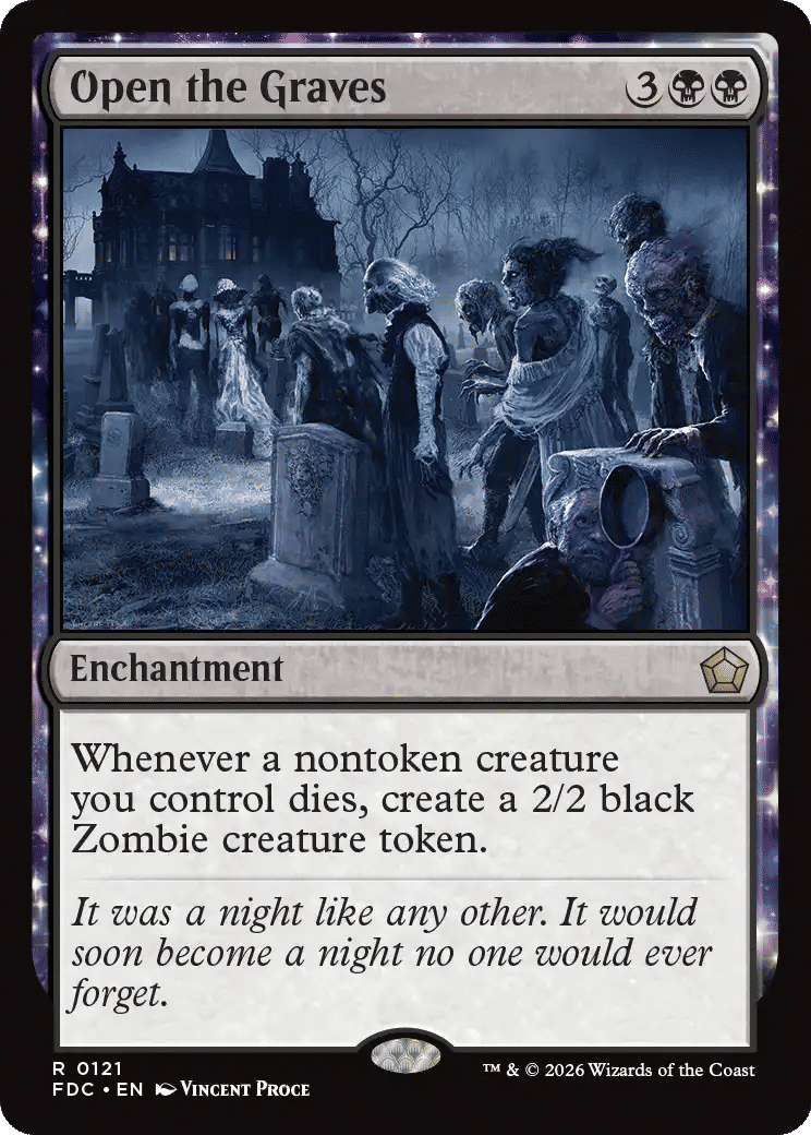 Open the Graves — Foundations Commander — Magic: The Gathering