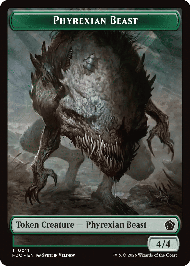 Phyrexian Beast — Foundations Commander — Magic: The Gathering
