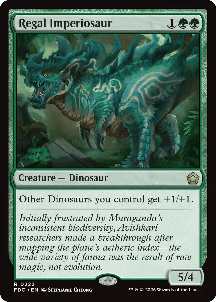 Regal Imperiosaur — Foundations Commander — Magic: The Gathering
