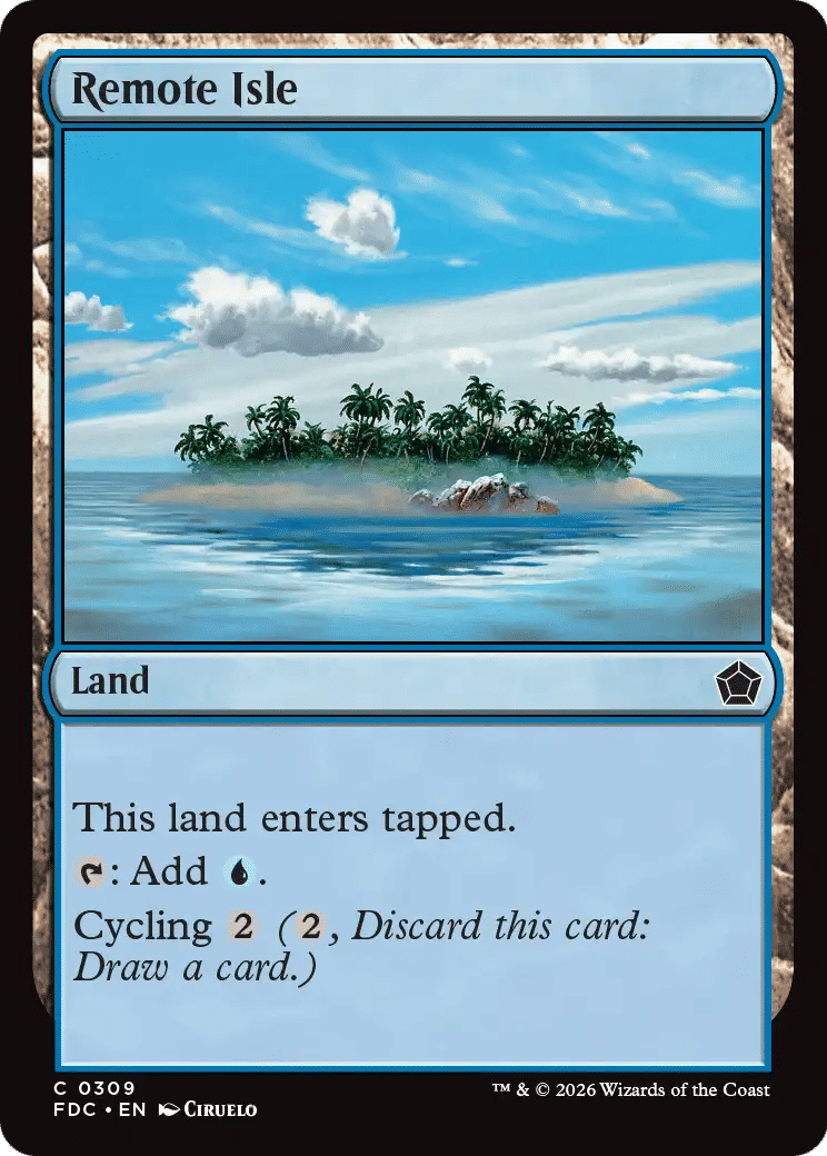 Remote Isle — Foundations Commander — Magic: The Gathering