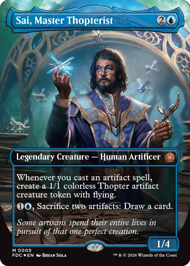 Sai, Master Thopterist — Foundations Commander — Magic: The Gathering