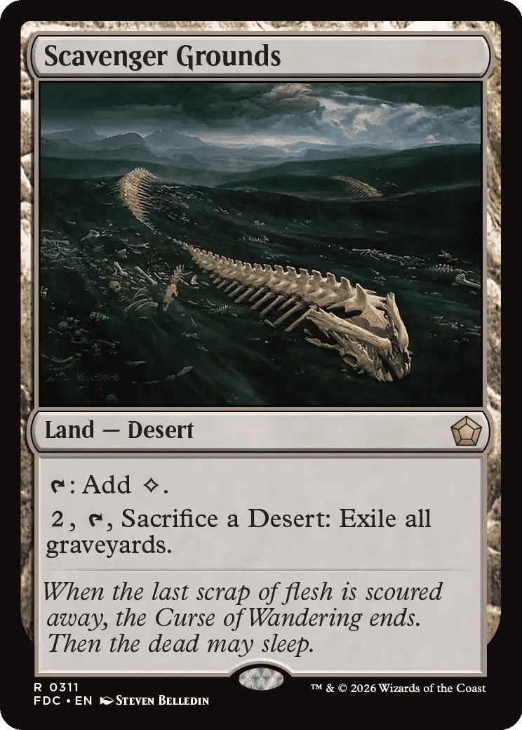Scavenger Grounds — Foundations Commander — Magic: The Gathering