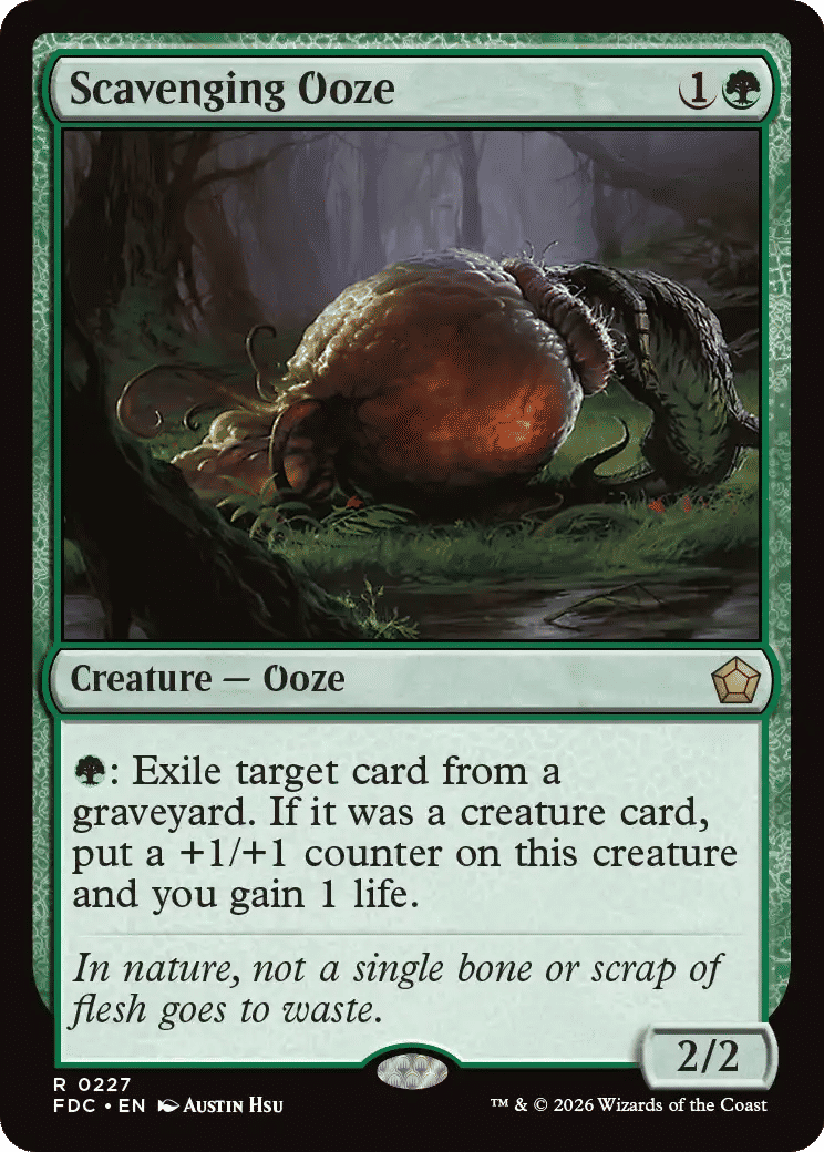 Scavenging Ooze — Foundations Commander — Magic: The Gathering