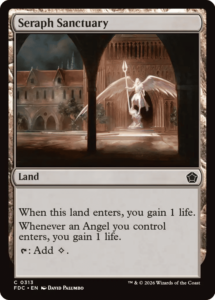 Seraph Sanctuary — Foundations Commander — Magic: The Gathering