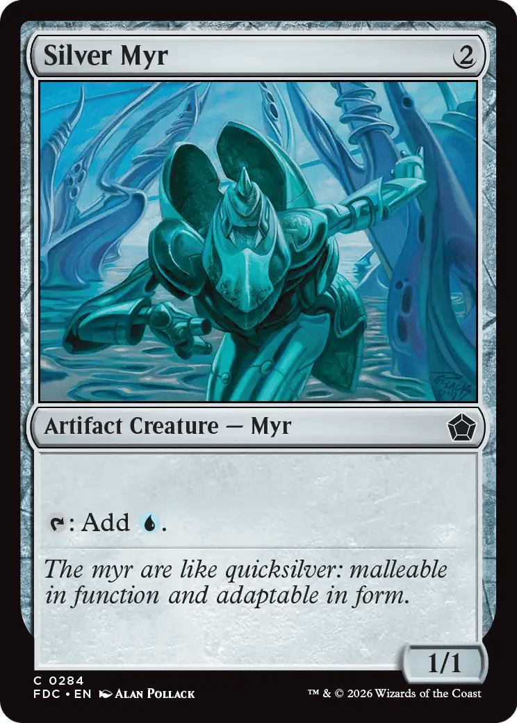 Silver Myr — Foundations Commander — Magic: The Gathering