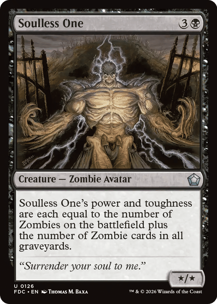 Soulless One — Foundations Commander — Magic: The Gathering