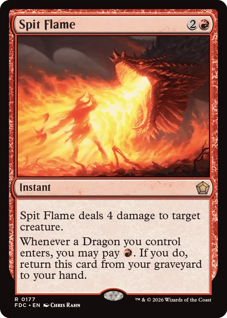 Spit Flame — Foundations Commander — Magic: The Gathering